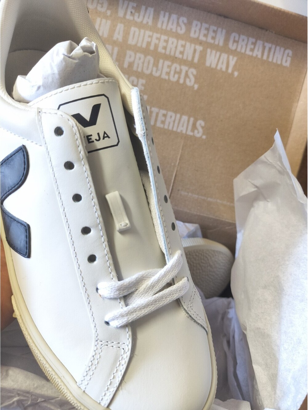 VEJA Esplar rubber-trimmed leather sneakers Size 37/6 [COPY] - Picture 2 of 6